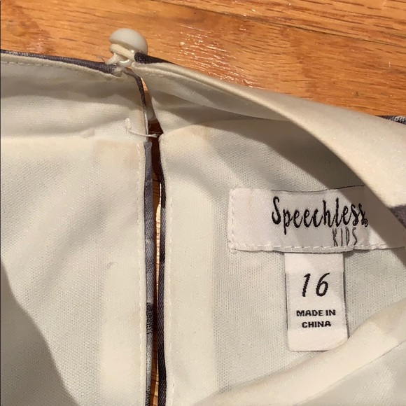 gorgeous black and white rose dress - Picture 2 of 3